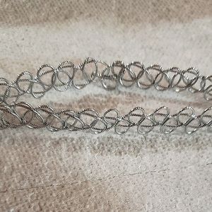 Silver Henna Choker